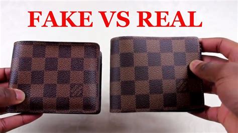 louis vuitton card holder real vs fake|faux louis vuitton keychain wallet.